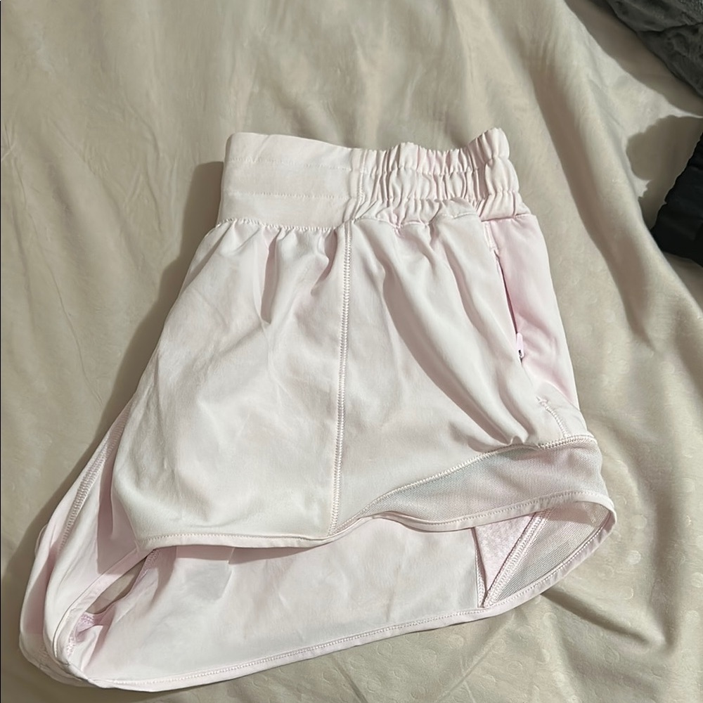 Lululemon Athletica Light Pink Athletic Shorts